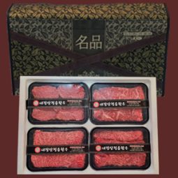 [내장산정읍한우]/한우구이용4구세트2kg,등심500g,안심(치마살)500g,채끝500g,갈비살500g