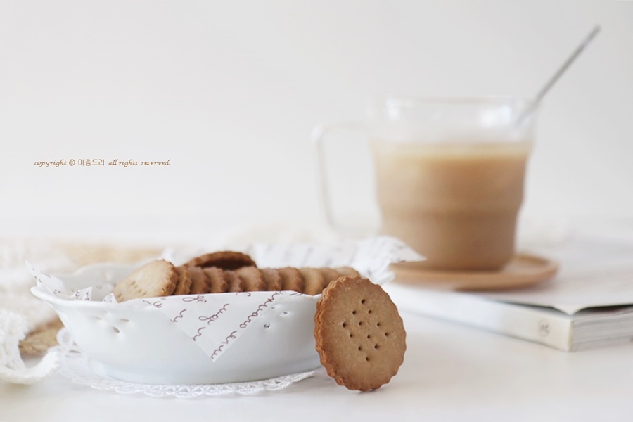 미숫가루 쿠키만들기 요리 고소한 맛이 좋은 옛날 미숫가루~