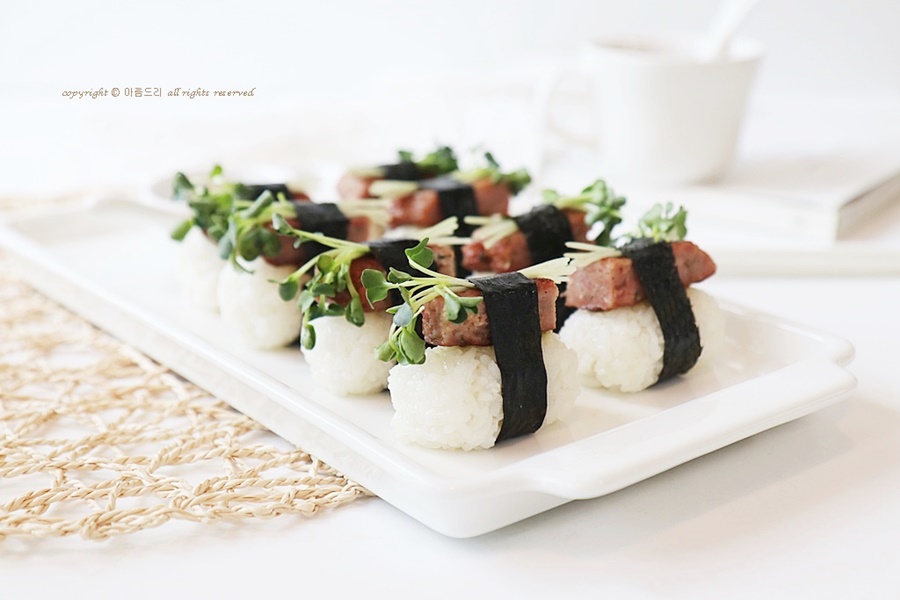 초밥 밥 만들기 단촛물 비율 유황먹인 오리 수제떡갈비 오리떡갈비