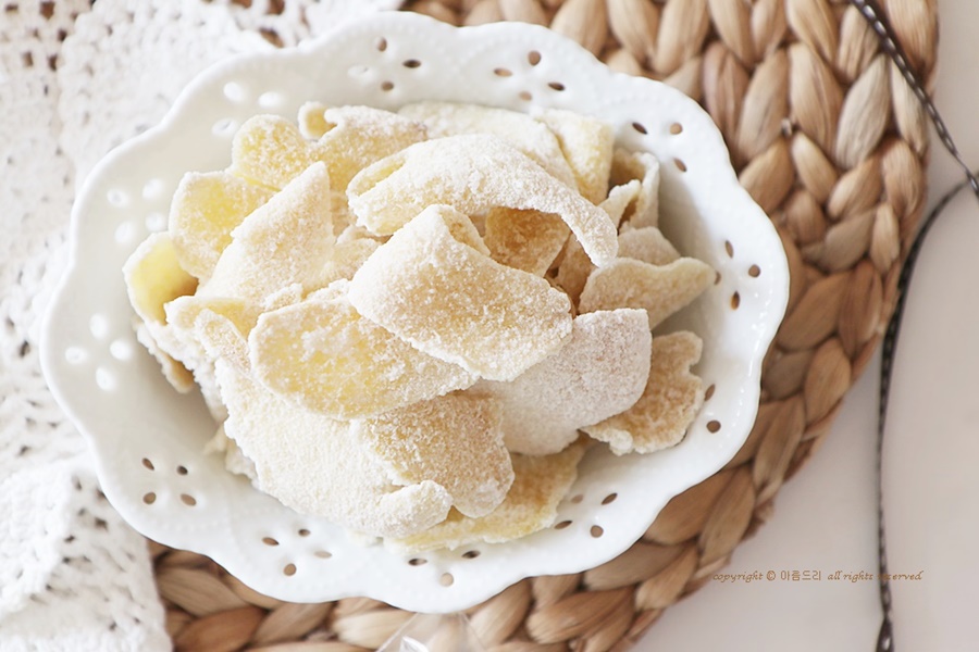 생강편강 만들기 ! 편생강 편강만드는법 건강 간식 ~