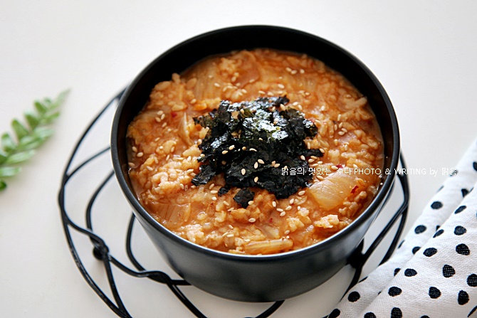 누룽지 김치죽 끓이는법, 누룽지 요리 만드는 법
