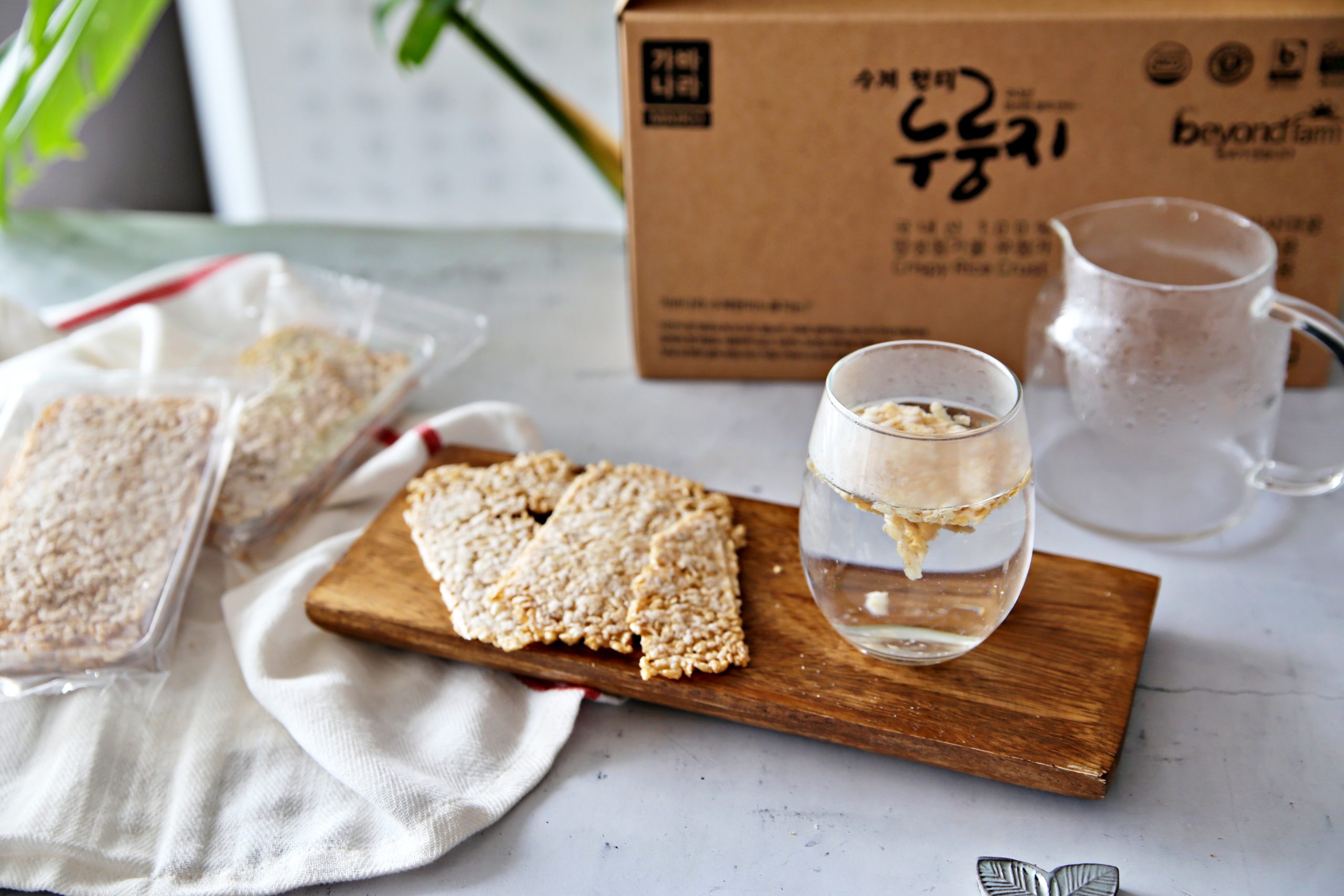 누룽지차 숭늉 만들기 마이코 국내산 현미 누룽지