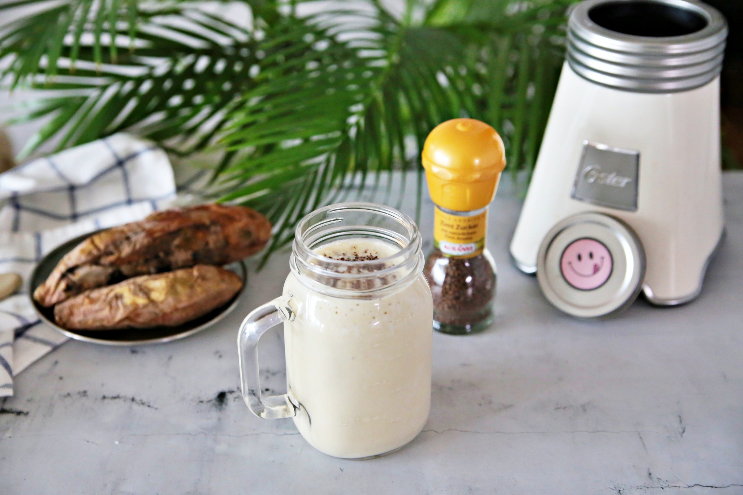 아이스 고구마라떼 만들기 고구마쉐이크 아침식사대용 고구마요리