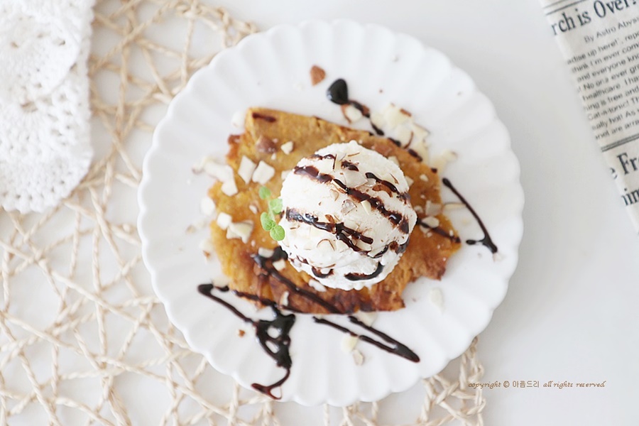 고룽지 만들기 ! 아이스 군고구마 껍질 있는 맛있는 간식~