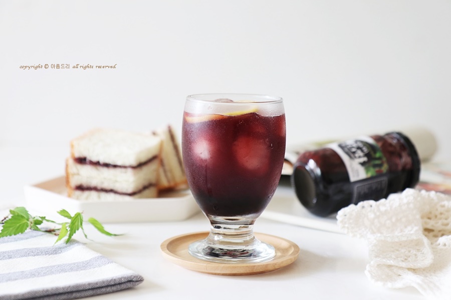 오디잼 요리 ! 시원한 에이드 만들기 국내산 100%생과잼 ~