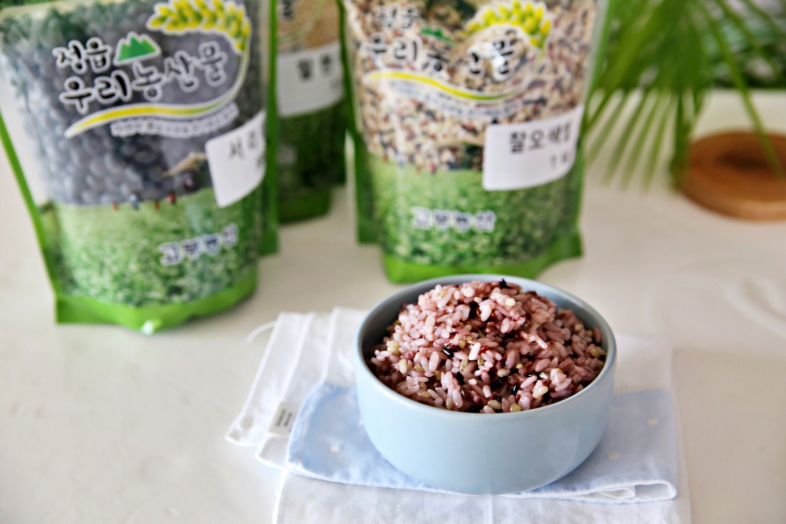 전기밥솥 밥 하는법 물양 오색쌀 맛있게 밥 짓는법, 종합잡곡세트