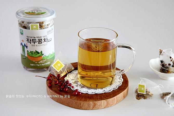 작두콩차효능, 바른하루 유기농 작두콩차 티백 추천
