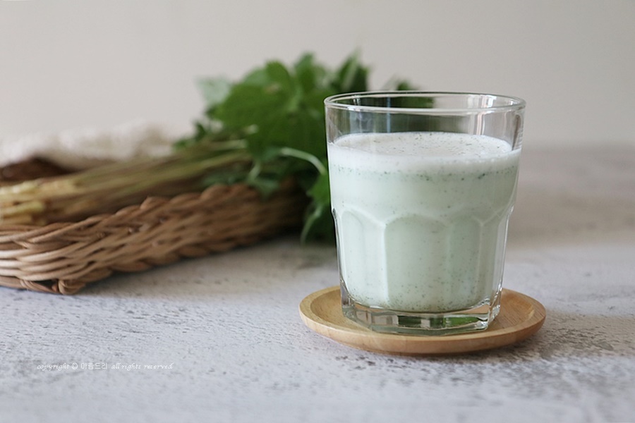 면역력 UP! 새싹인삼 우유~ 새싹삼 효능 먹는방법