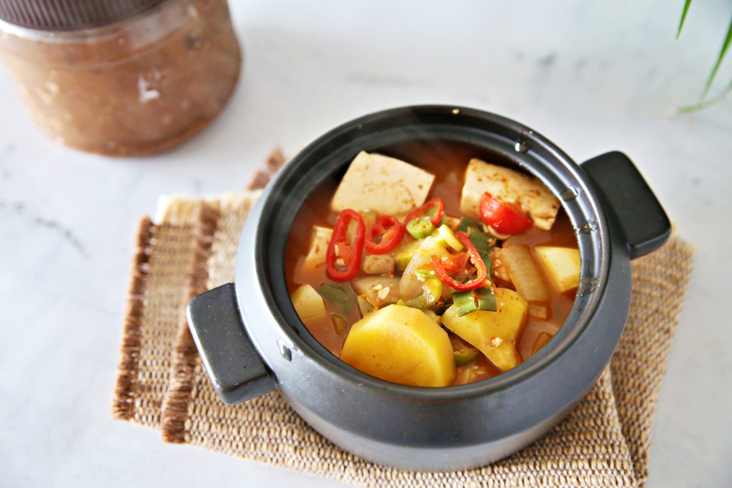 두부 된장찌개 맛있게 끓이는법 감자 돼지고기 된장찌개 레시피