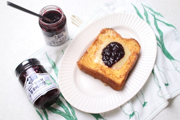 블루베리잼 프렌치토스트 만들기