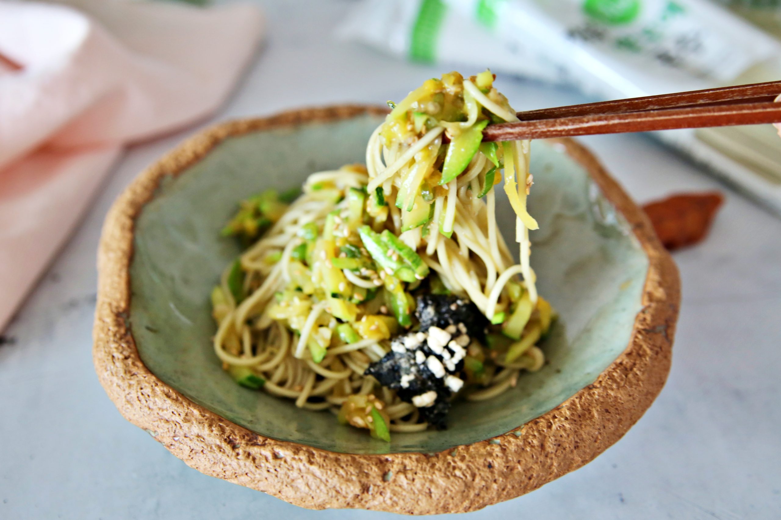 염정아 애호박 간장국수 레시피 간장 비빔국수 양념장 만드는법
