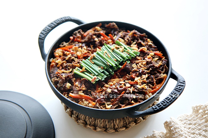 마늘버터밥으로 소고기솥밥 하는법, 한우 소고기 요리