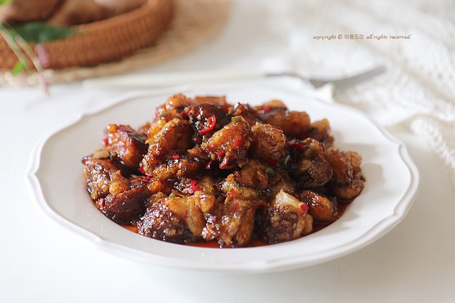 표고버섯요리 깐풍새우보다 더 맛있는 깐풍버섯 표고버섯 제철 요리