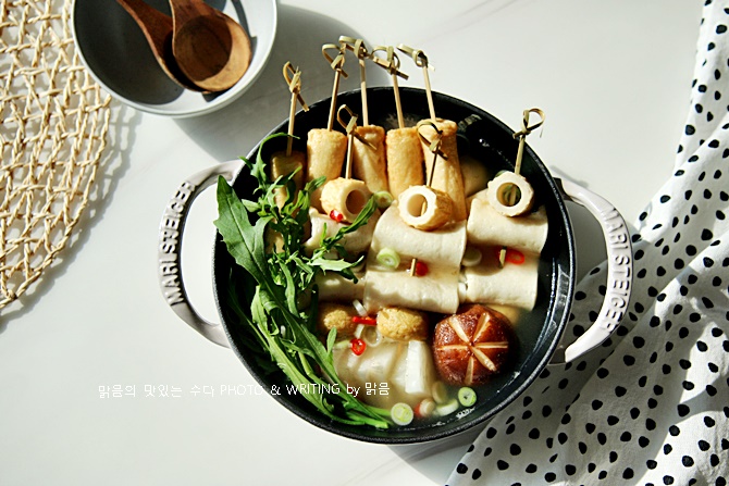꼬치 어묵탕, 어묵전골 만드는법