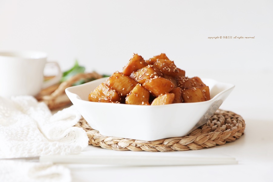 둥근마 요리 마조림 만들기 집밥반찬 레시피