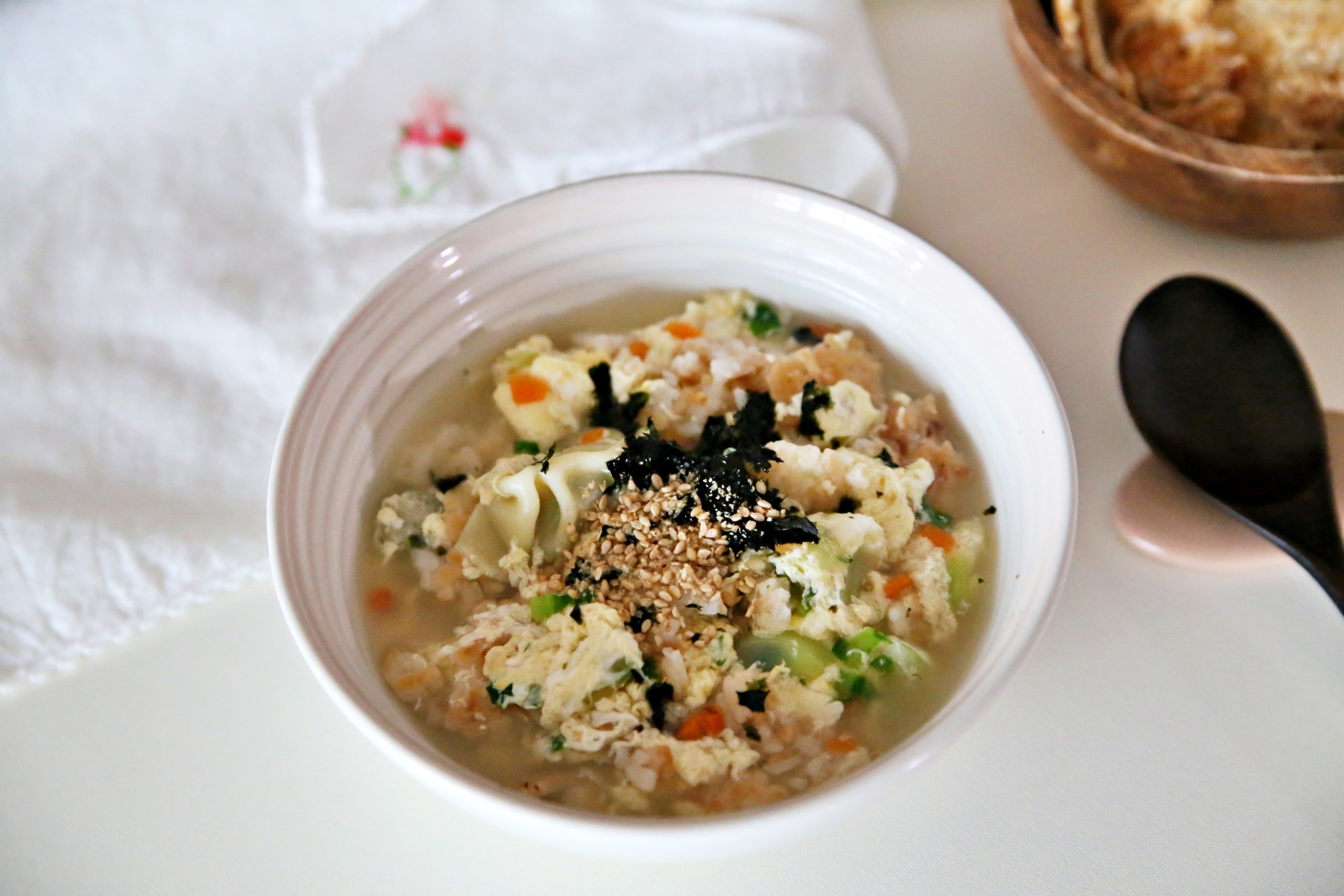 누룽지계란죽 만들기 누룽지 야채죽 속편한 음식