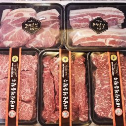 [내장산정읍한우]특2호5구세트1++,1+등급,한돈한우세트(2.7kg) 강추!!!